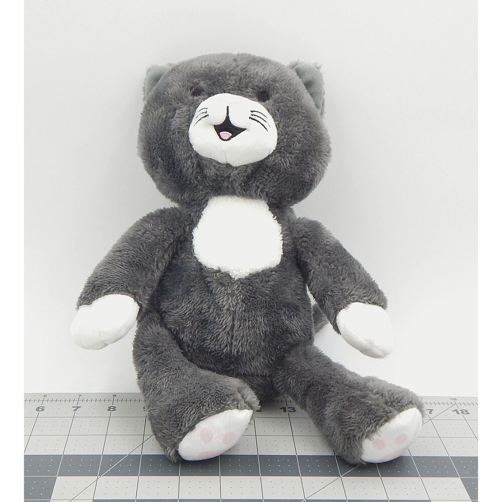 Kohl's Cares If You Give a Cat a Cupcake Plush Kitten Gray 12 In Stuffed Animal